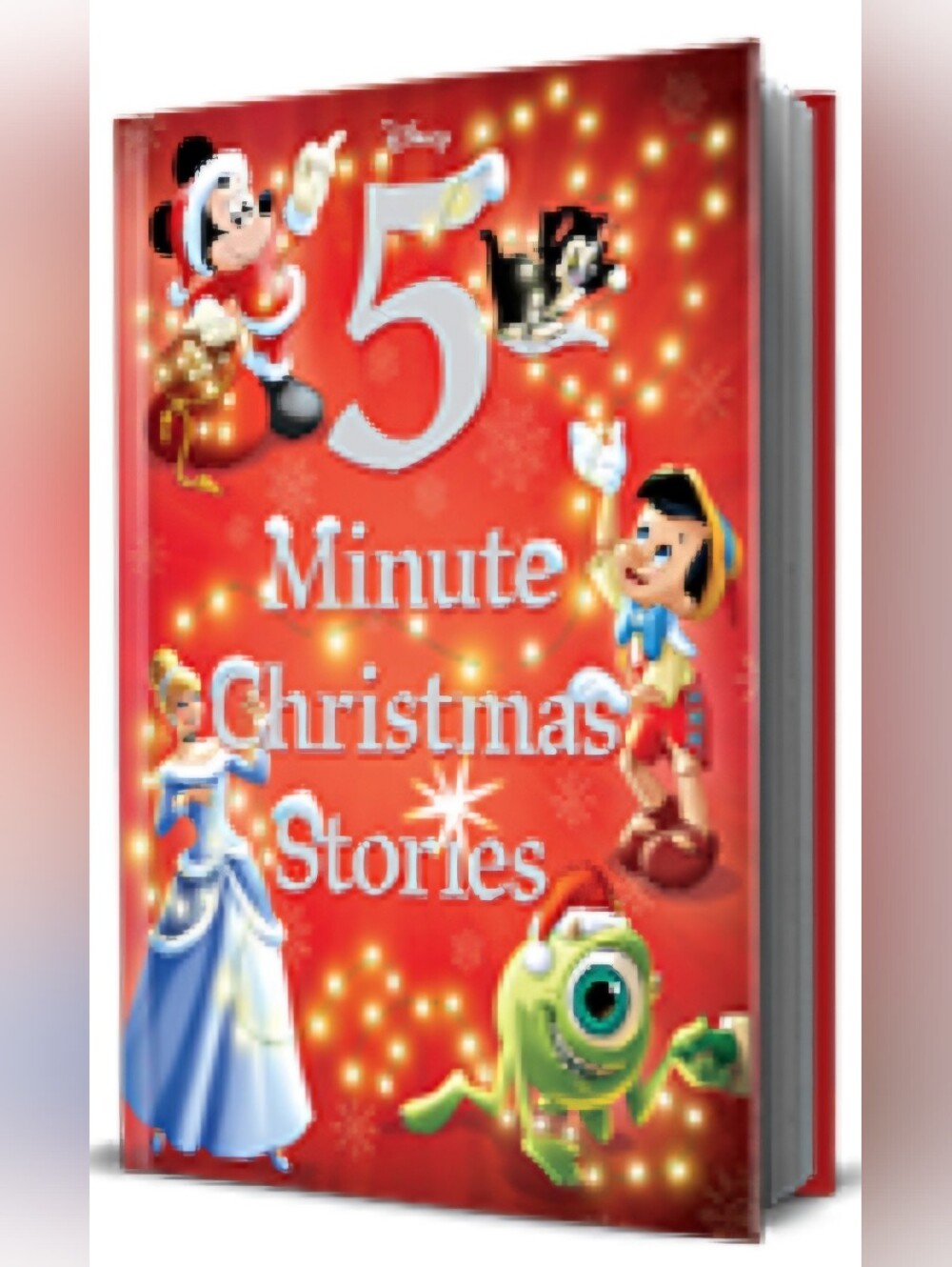 Disney Red Holiday Storybook — 5 Minute Christmas Stories